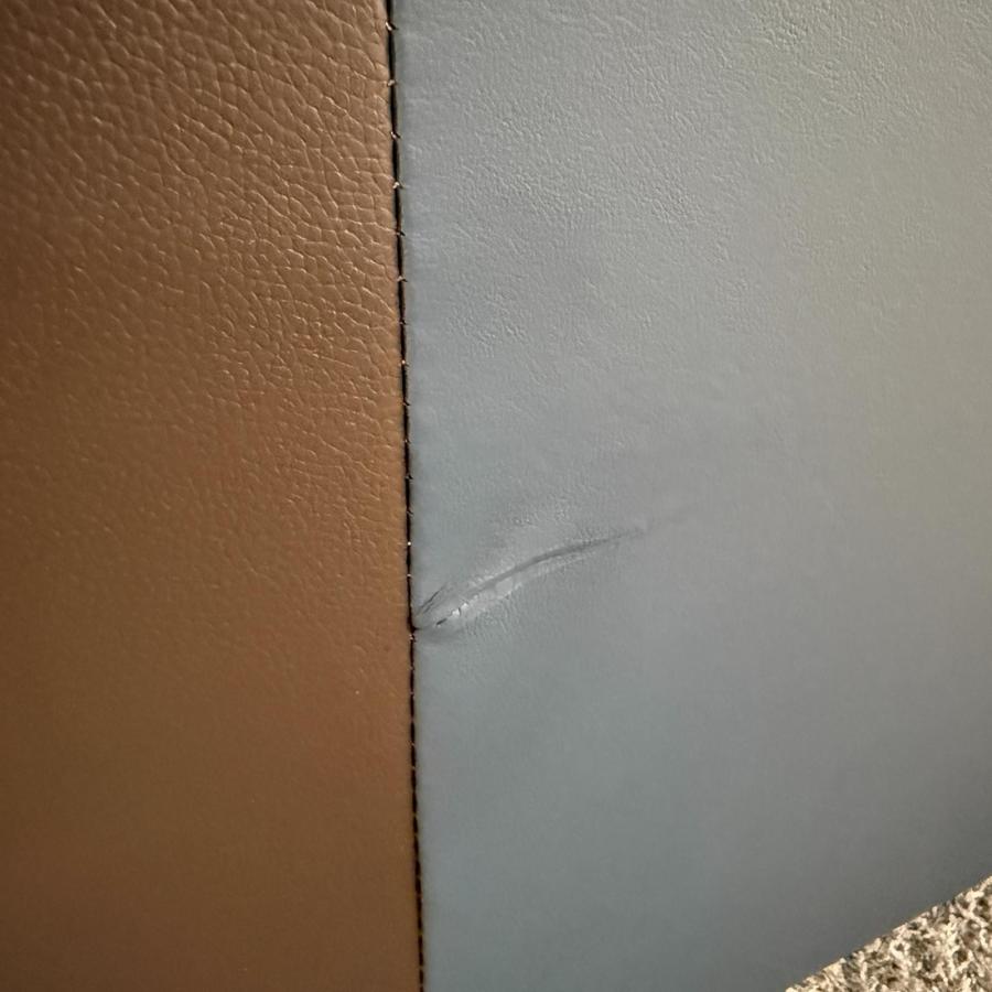 Sessel 1-Sitzer Chesterfield aus buntem Leder