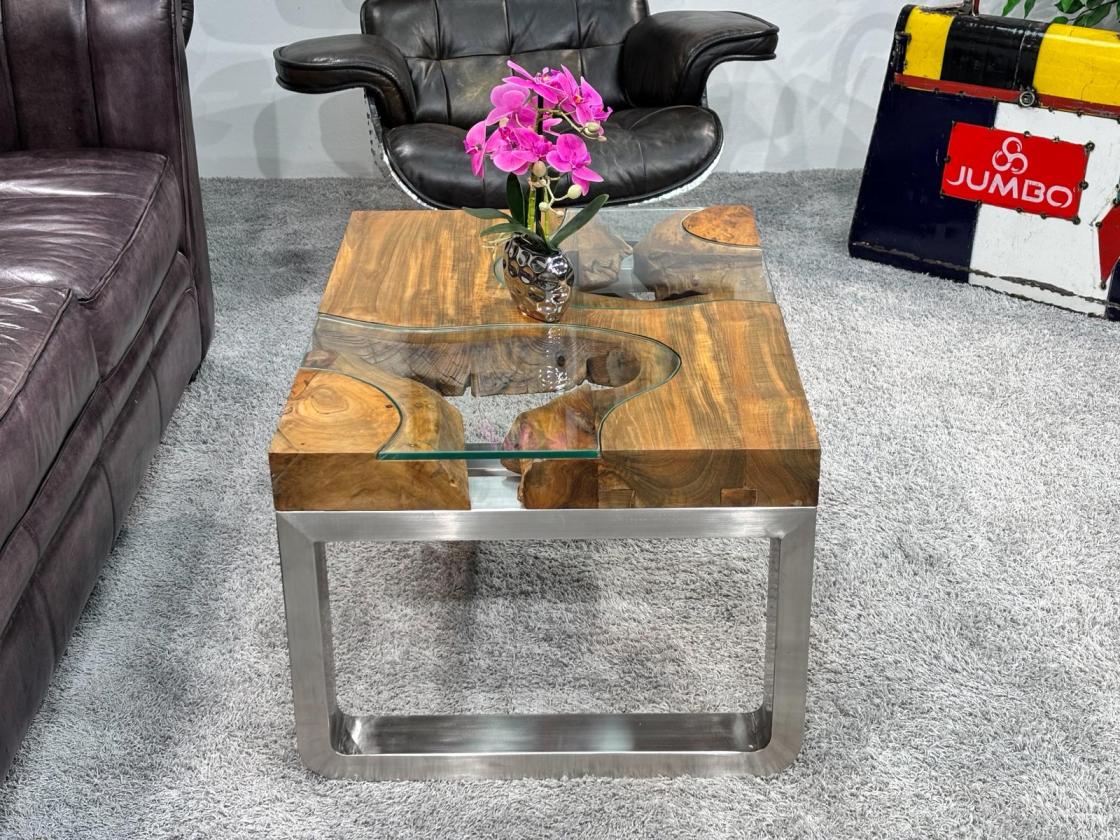 Couchtisch aus Holz Elements 100-80cm