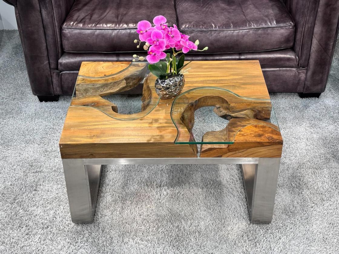 Couchtisch aus Holz Elements 100-80cm