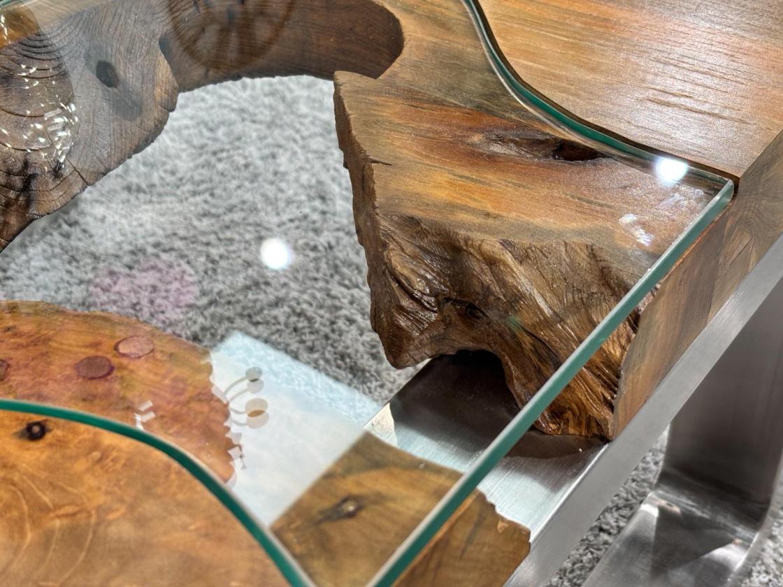 Couchtisch aus Holz Elements 100-80cm