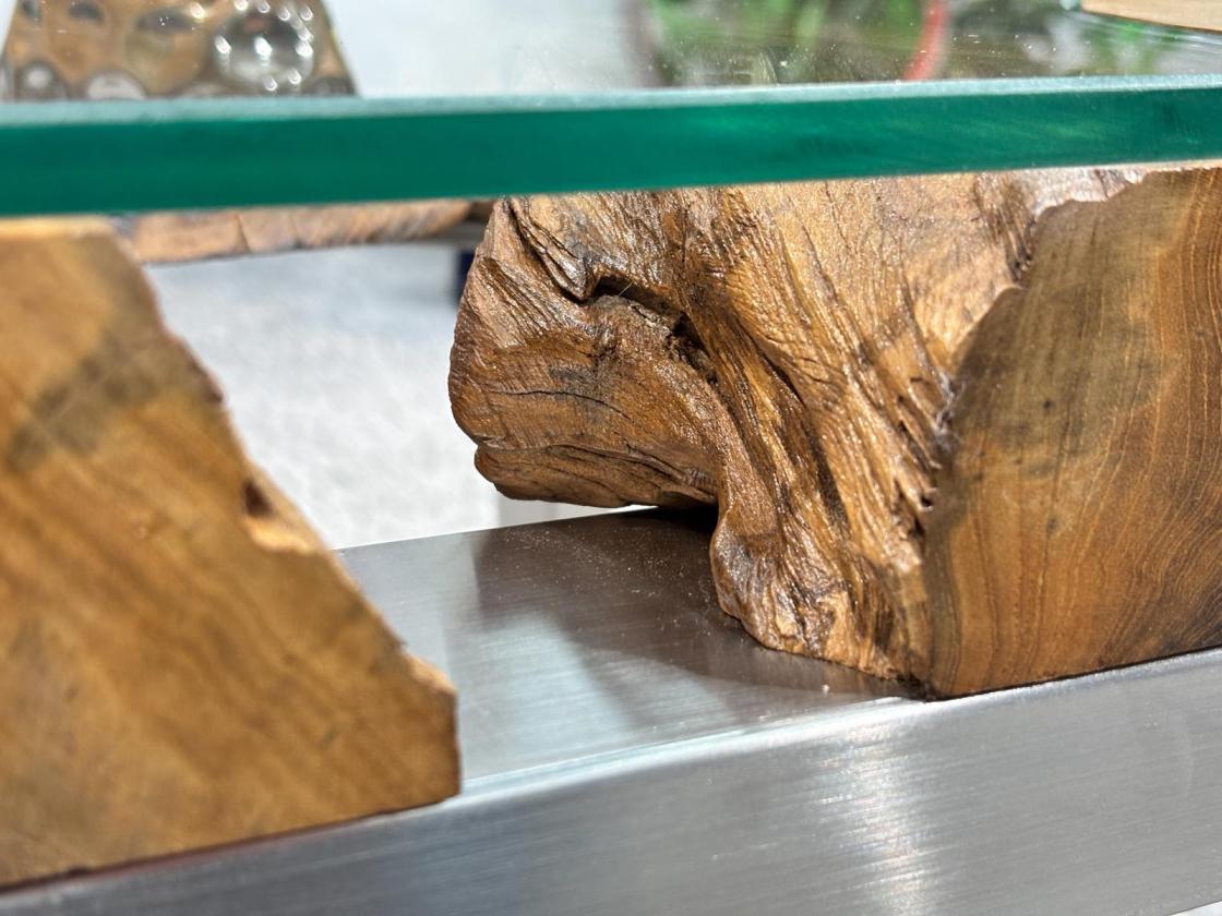 Couchtisch aus Holz Elements 100-80cm