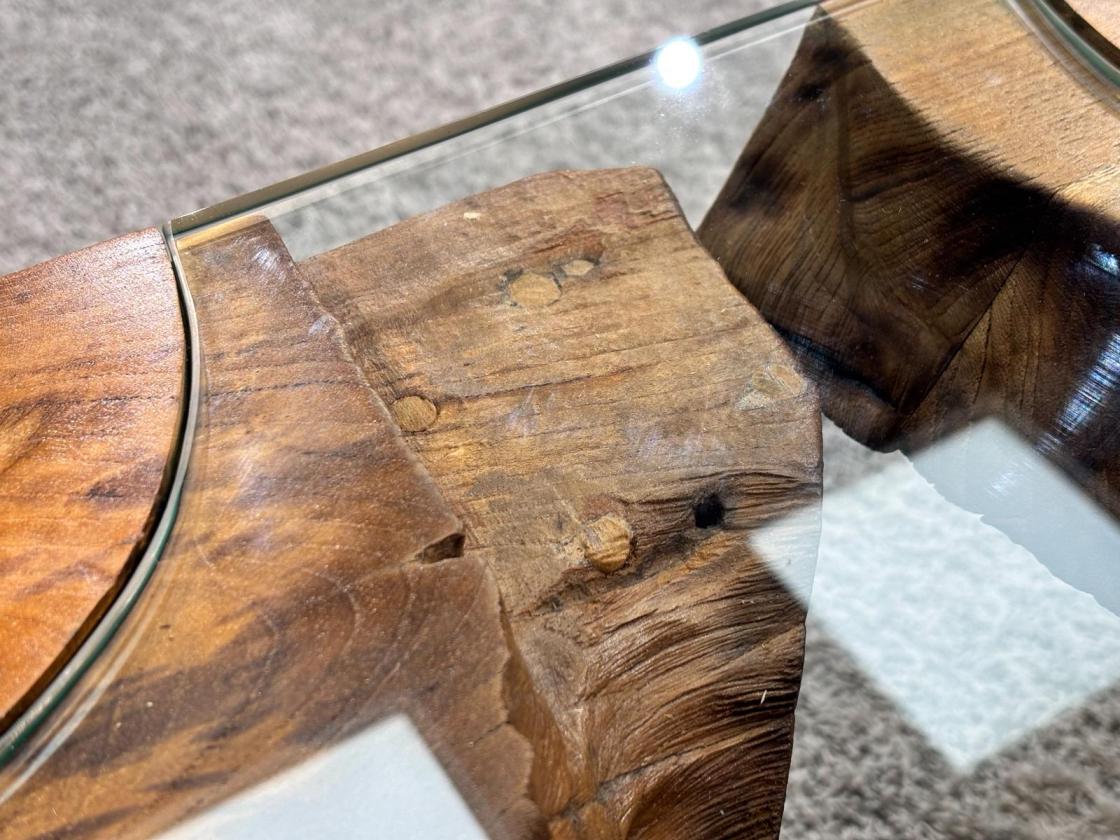 Couchtisch aus Holz Elements 100-80cm