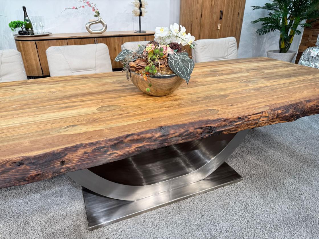 Esszimmertisch-Deep-Island-300-110-cm-mit-Halbmondgestell