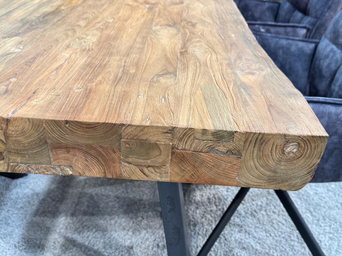 Esstisch aus Massivholz für 6 Personen 180 cm