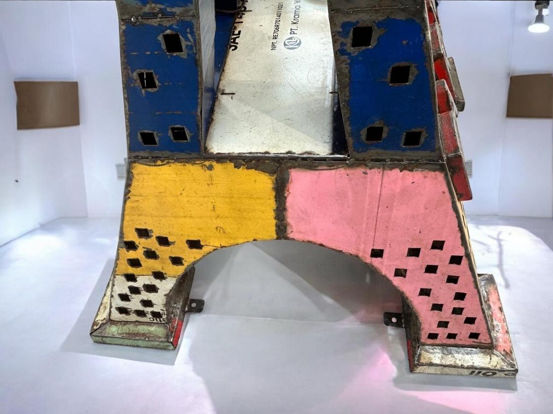 Dekoration aus Alteisen Eiffelturm