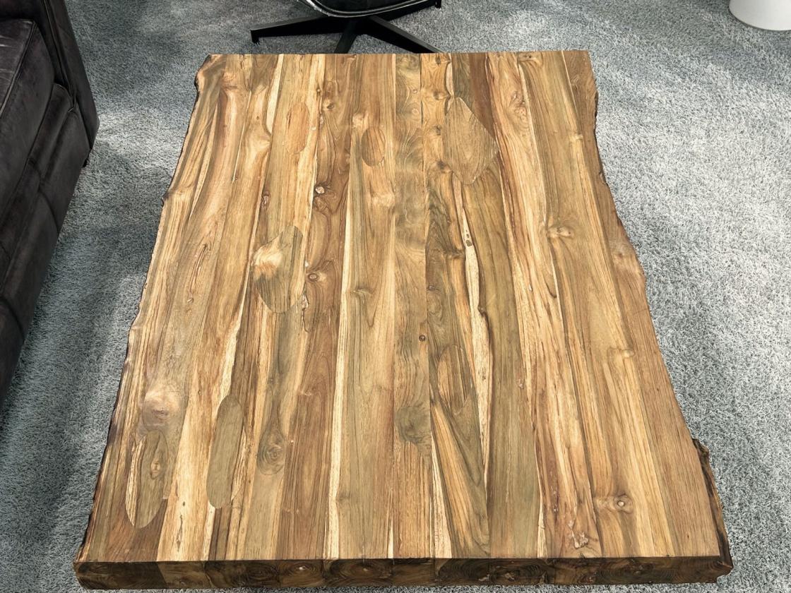 Wohnzimmertisch auf Wunschmaß Deep Island eckig ohne Glas