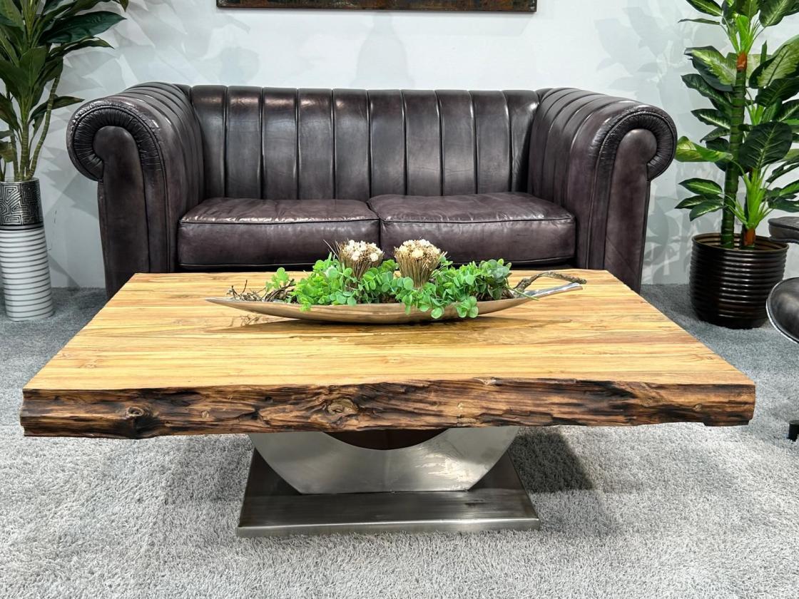 Wohnzimmertisch auf Wunschmaß Deep Island eckig ohne Glas