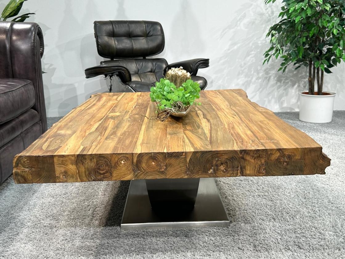 Wohnzimmertisch auf Wunschmaß Deep Island eckig ohne Glas