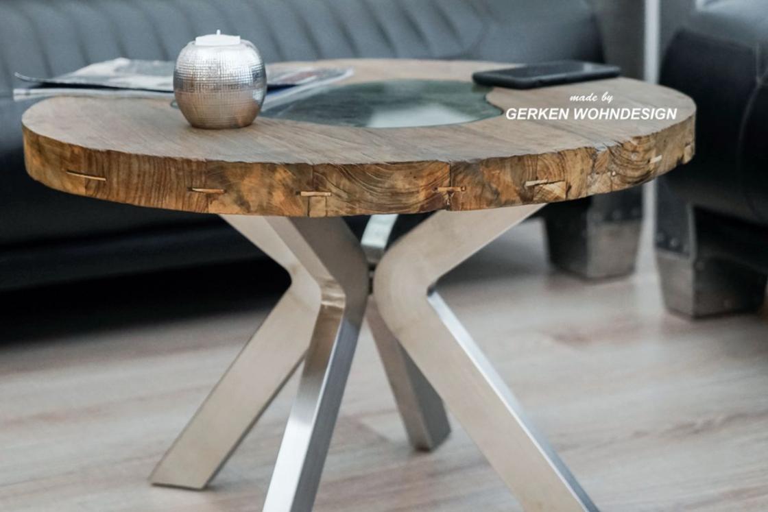 Runder Couchtisch Eternia Holz