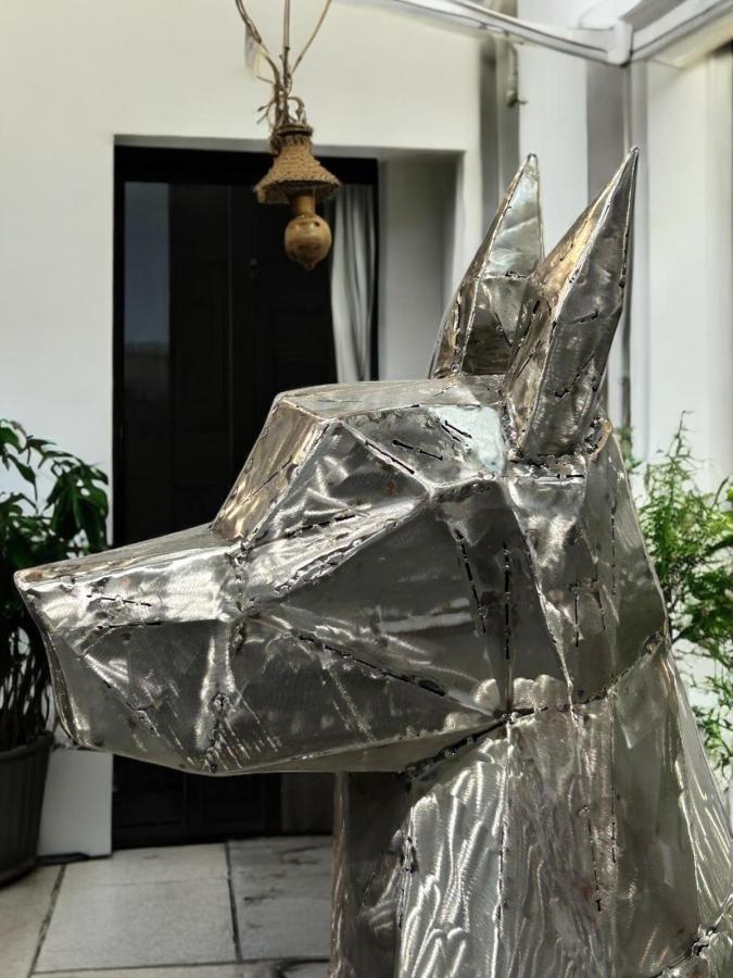 Skulptur Hund aus Eisen 120 cm