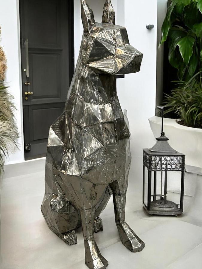 Skulptur Hund aus Eisen 120 cm