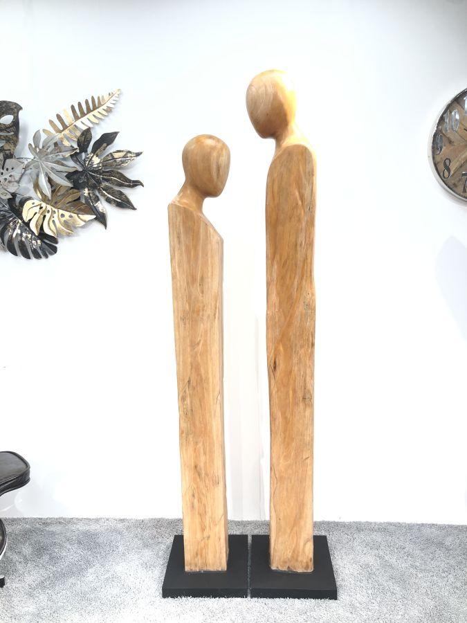 Dekoration aus Holz Couple