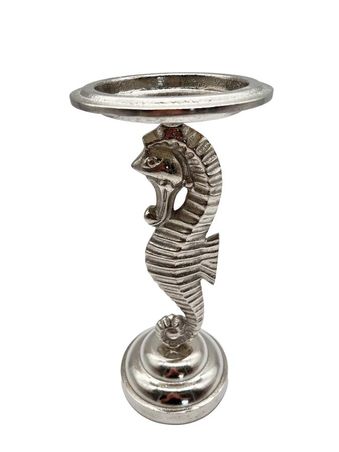 Edler Design Kerzenständer aus Nickel
