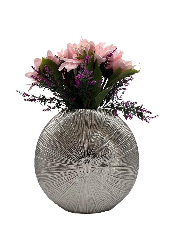 Design Vase aus Nickel