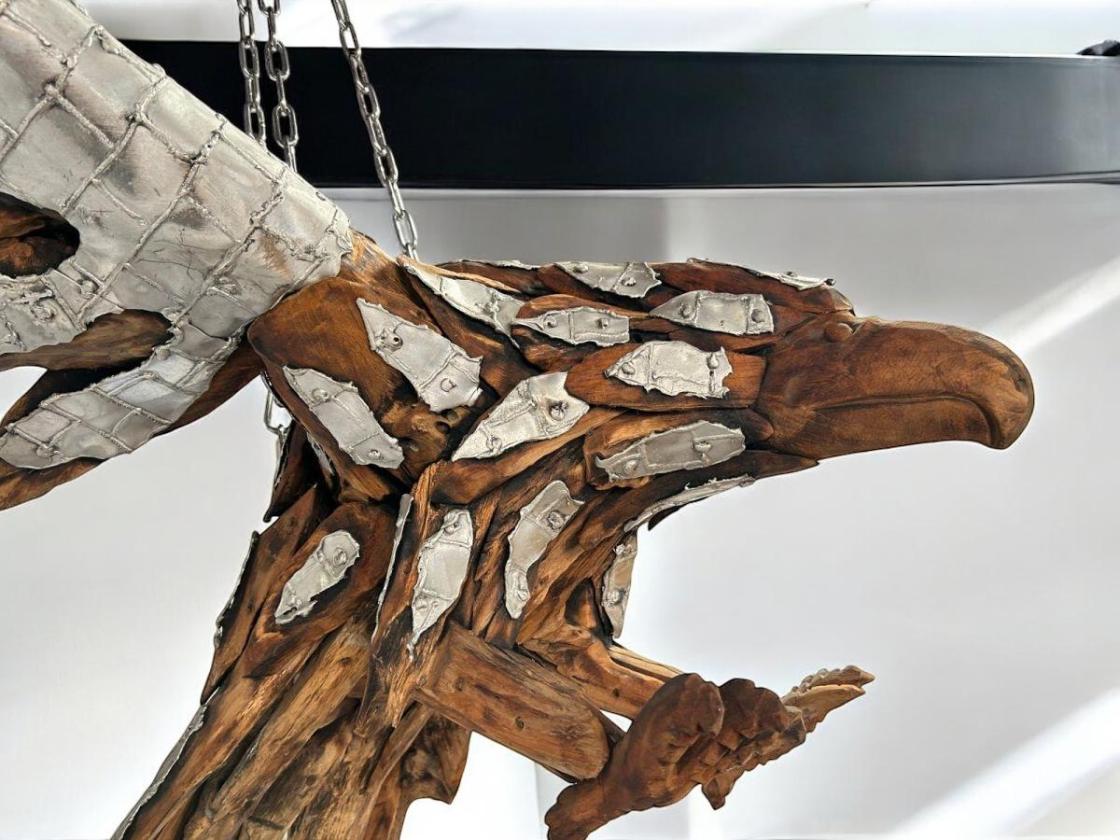 Einmalige Holzdeko Skulptur / Dekofigur "Eagle"