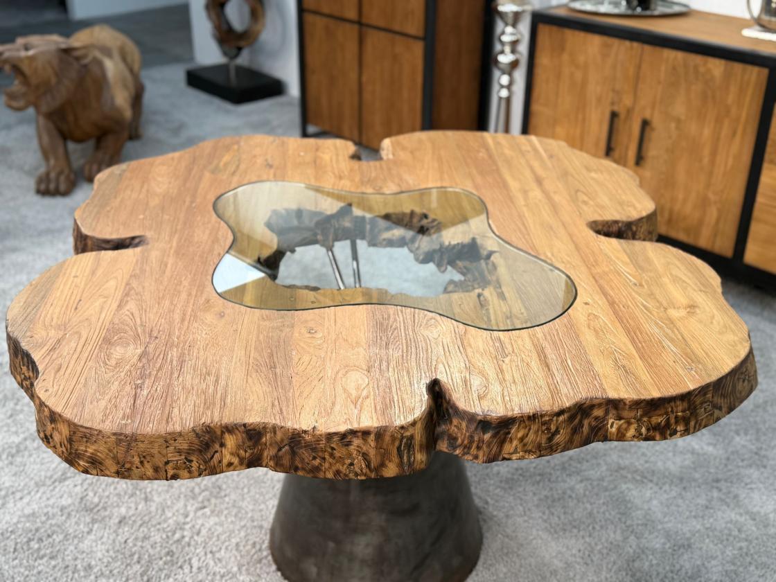 Esstisch einmalig Designtisch mit Wildkante