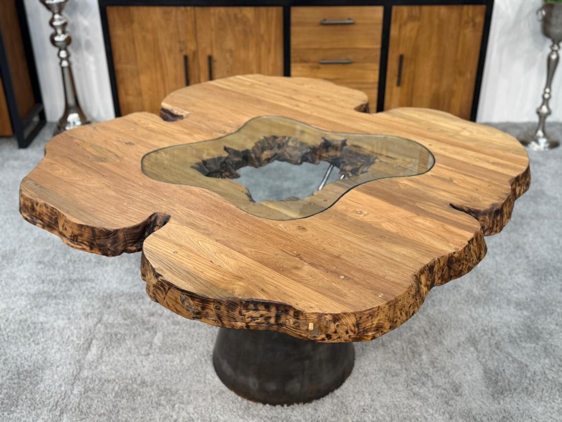 Esstisch einmalig Designtisch mit Wildkante