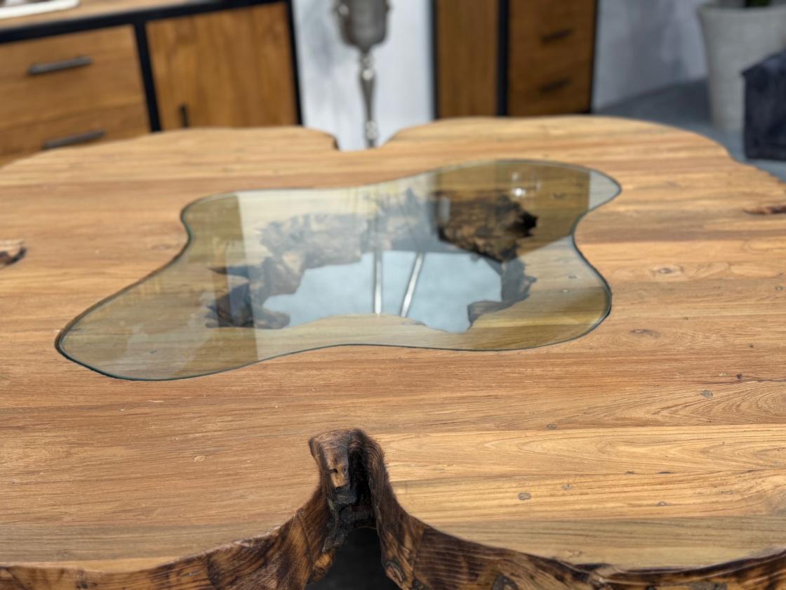 Esstisch einmalig Designtisch mit Wildkante