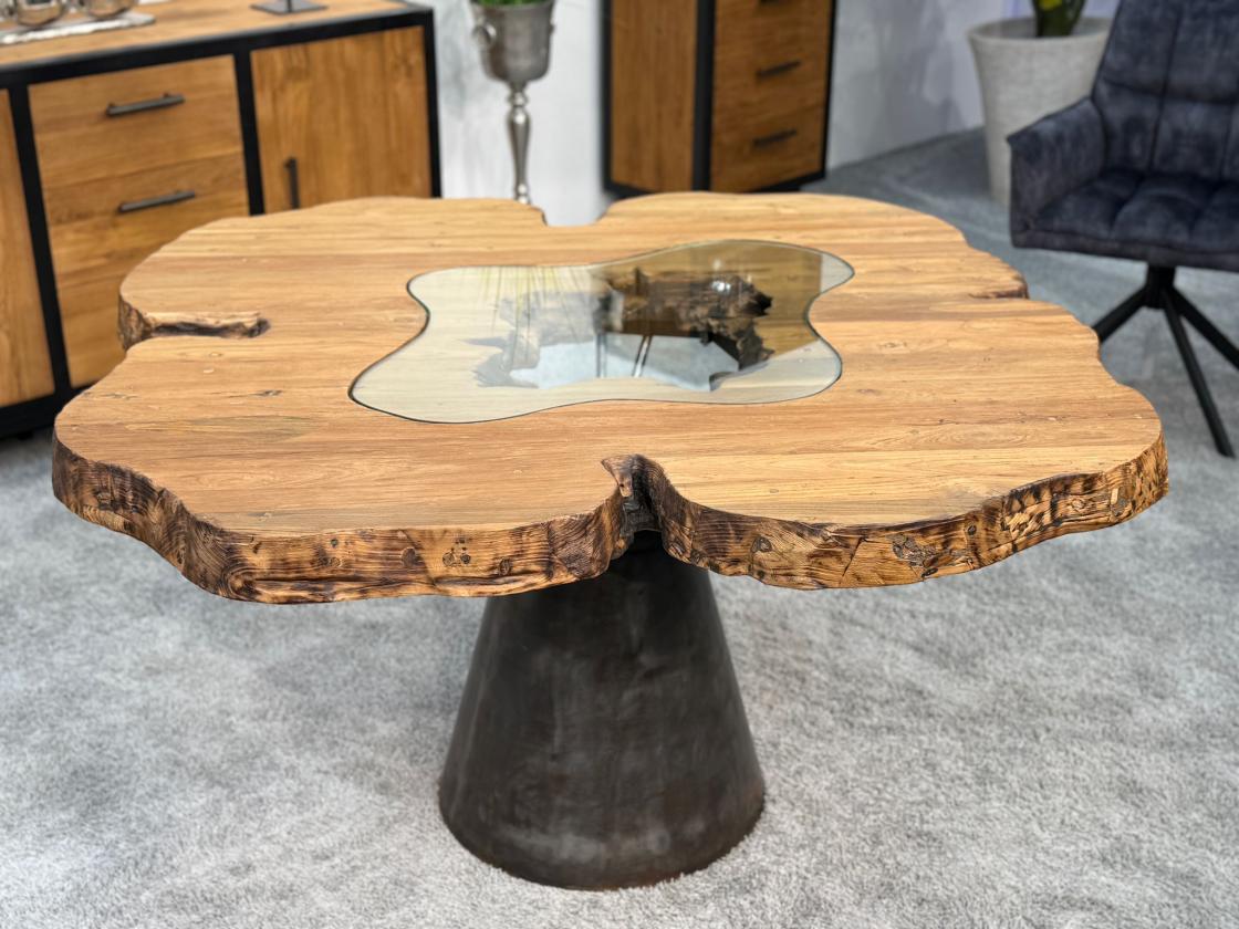 Esstisch einmalig Designtisch mit Wildkante