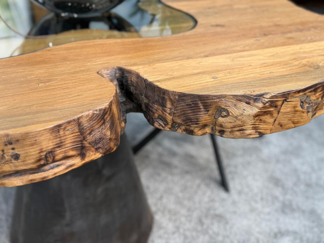 Esstisch einmalig Designtisch mit Wildkante