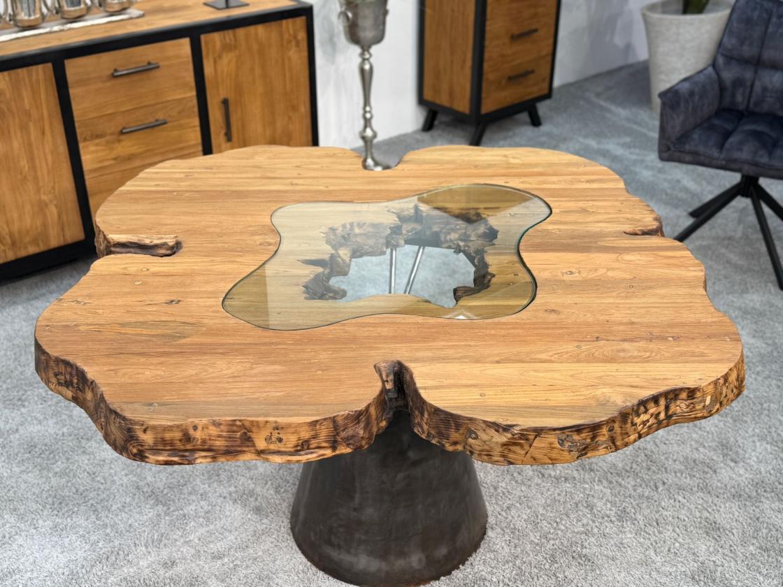 Esstisch einmalig Designtisch mit Wildkante