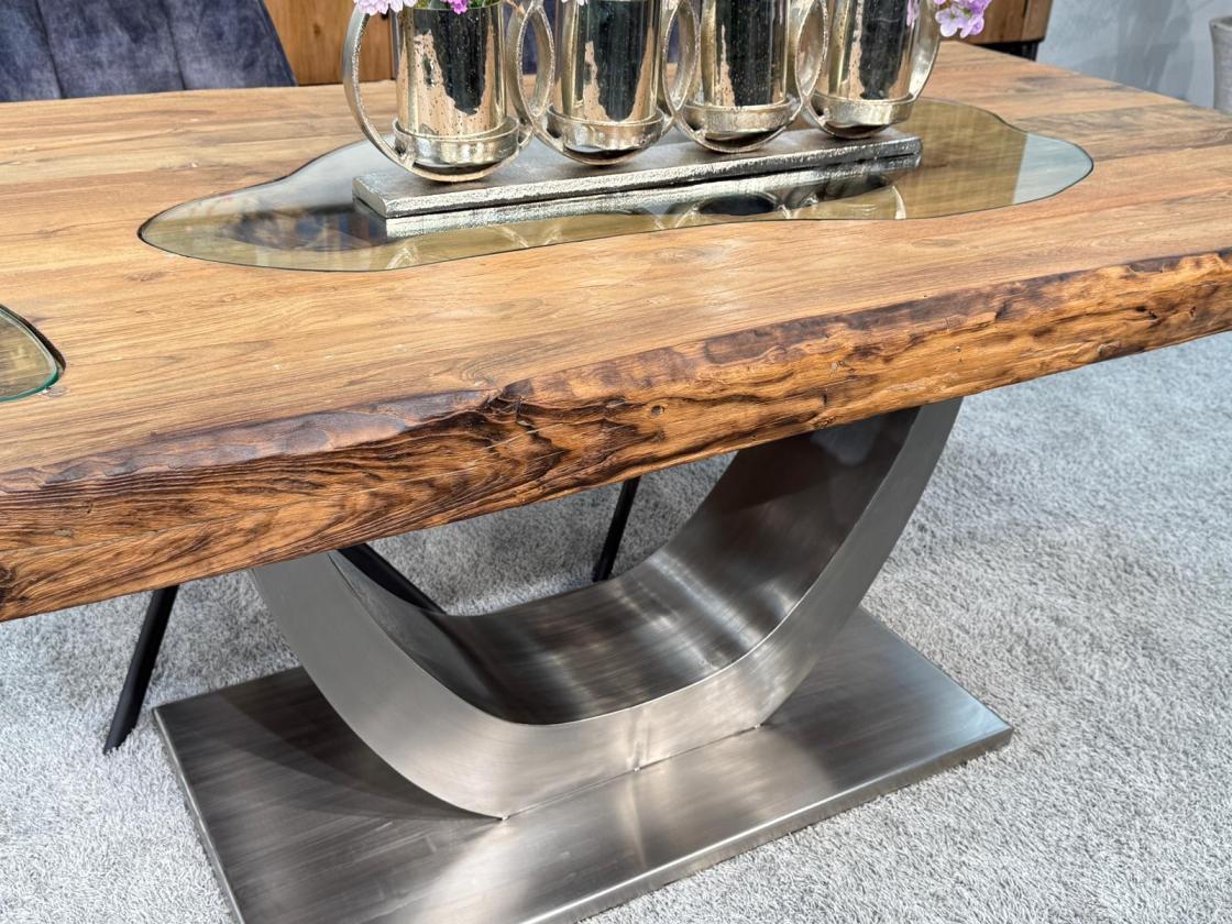 Esstisch aus Massivholz für 6 Personen 180 cm