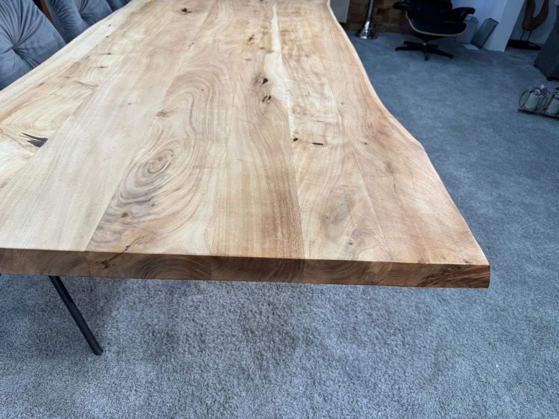Esszimmertisch mit Baumkante 280 x 100 cm Canyon