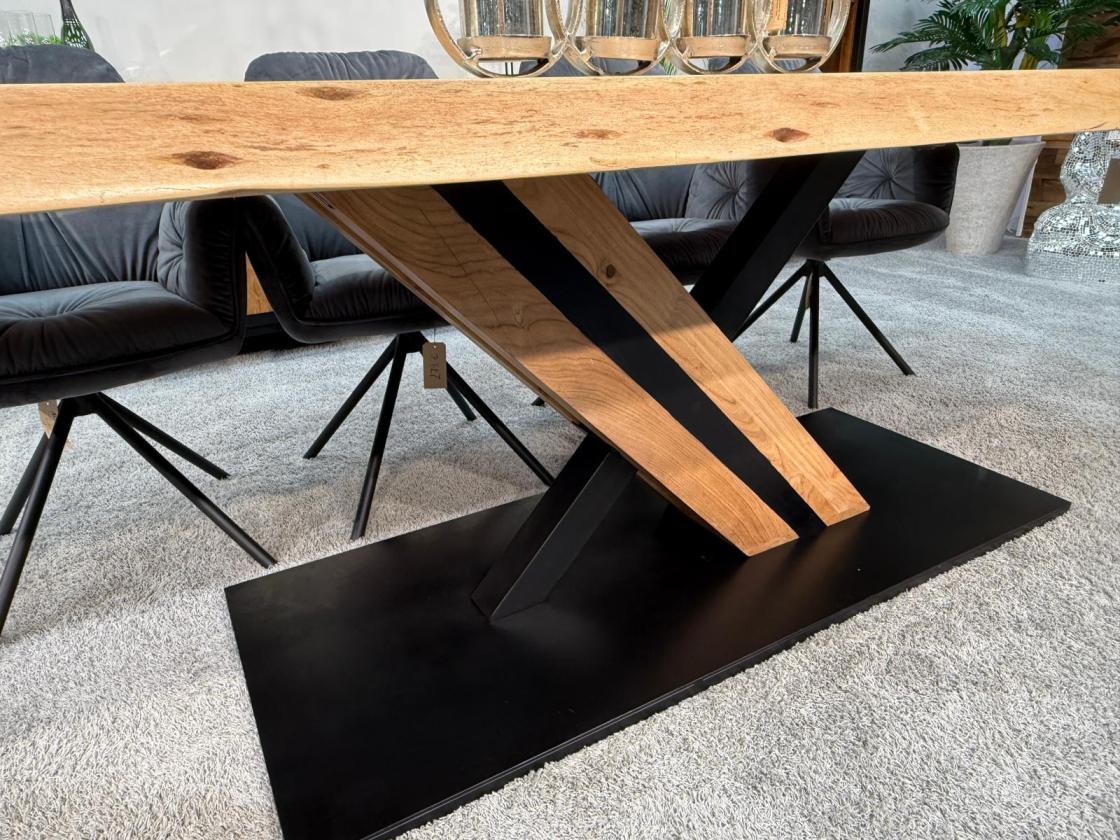 Esszimmertisch mit Baumkante 280 x 100 cm Canyon