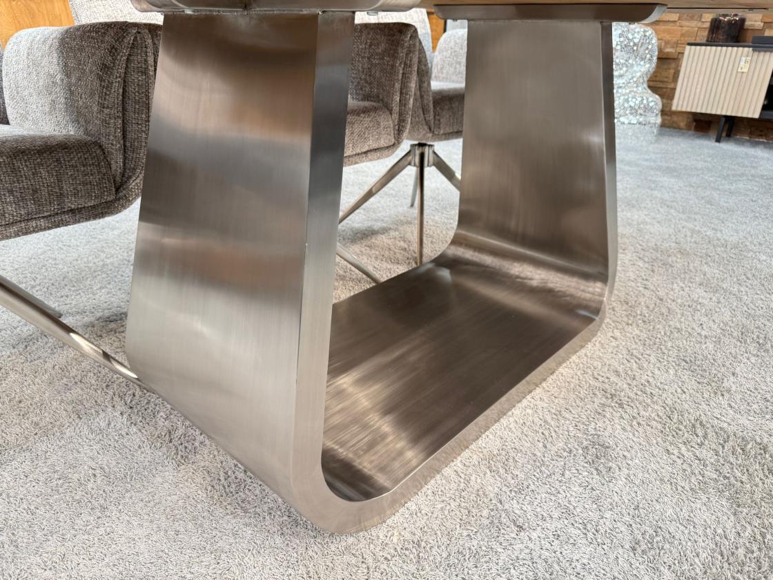 Esstisch Massivholztisch mit U-Gestell Deep Island