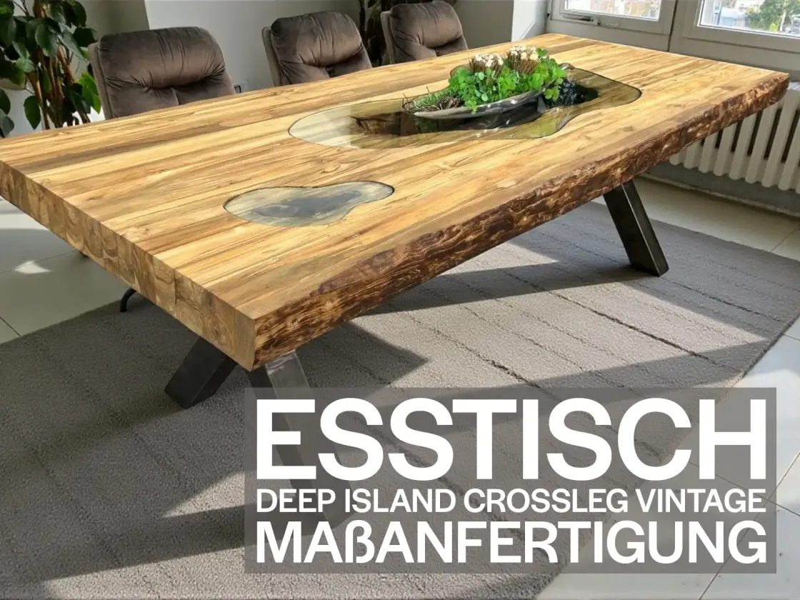 Masstisch Esstisch Deep Island Crossline