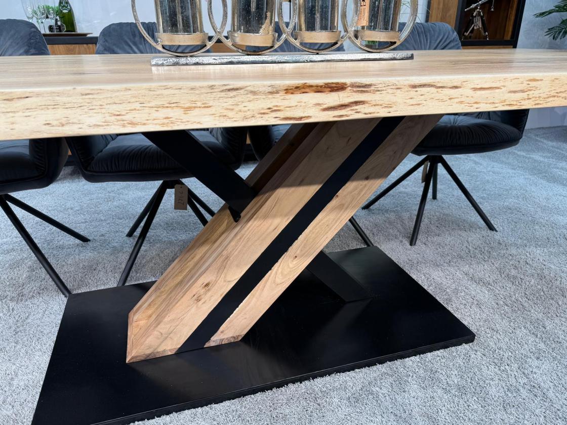 Esszimmertisch mit Baumkante 250 x 100 cm Canyon