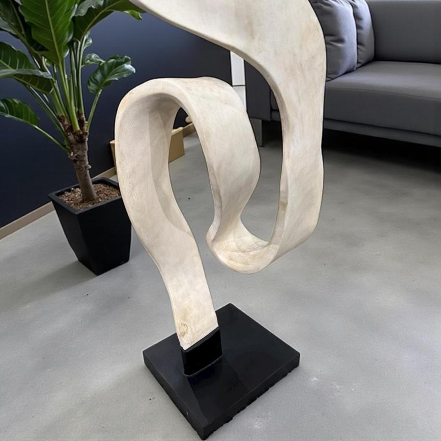Holzskulptur Aufsteller Baumstamm 3D-Optik