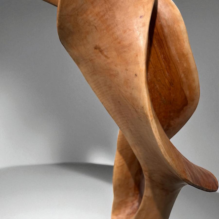 Holzskulptur Aufsteller Baumstamm 3D-Optik