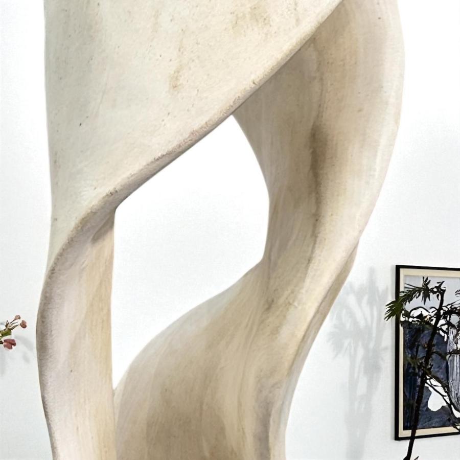Holzskulptur Aufsteller Baumstamm 3D-Optik