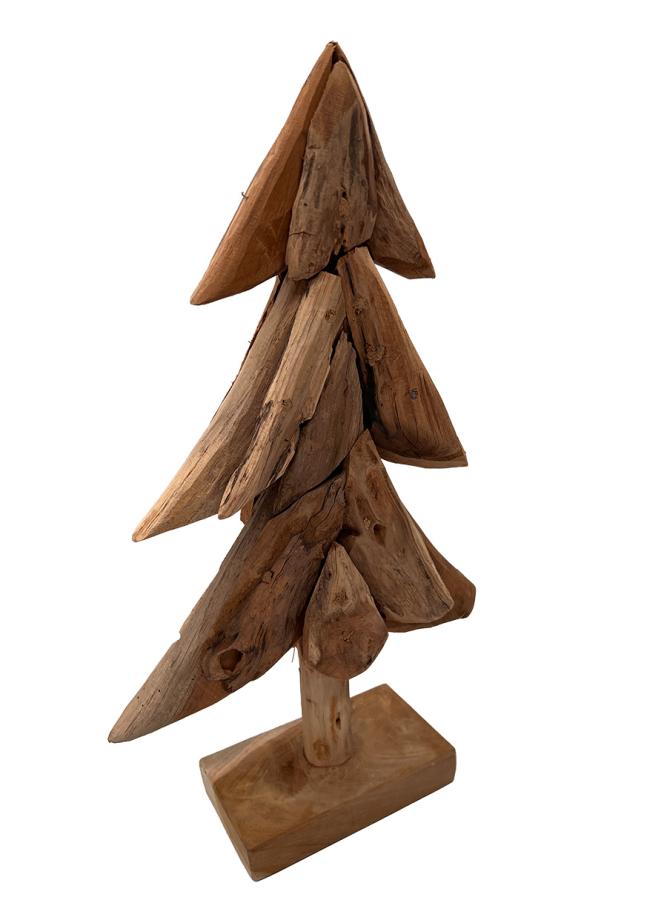 Handgeschnitzte Dekoration aus Holz "Tanne L"