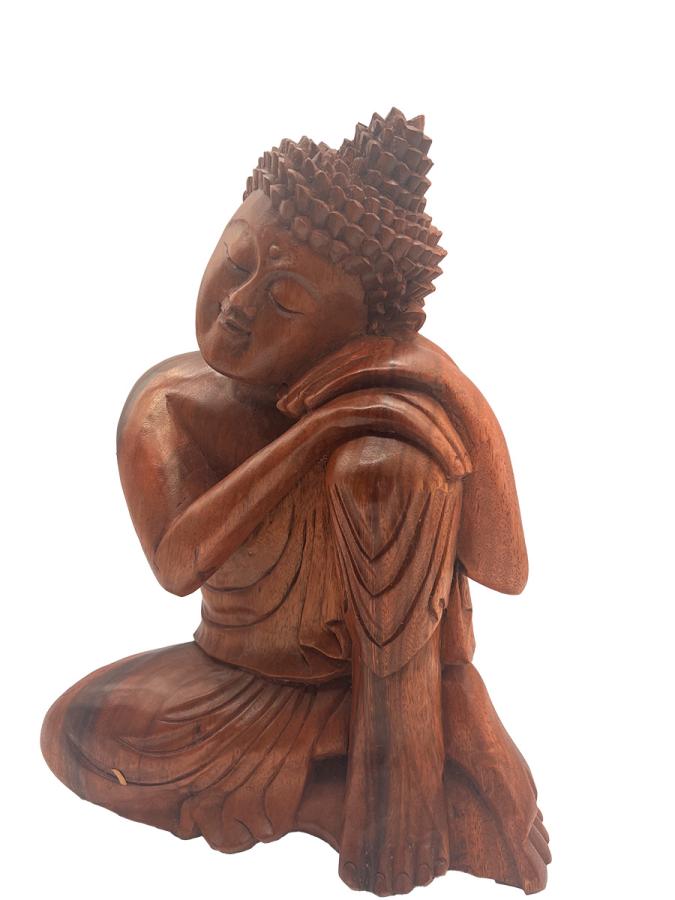 Handgeschnitzte Design Deko-Skulptur Buddha L