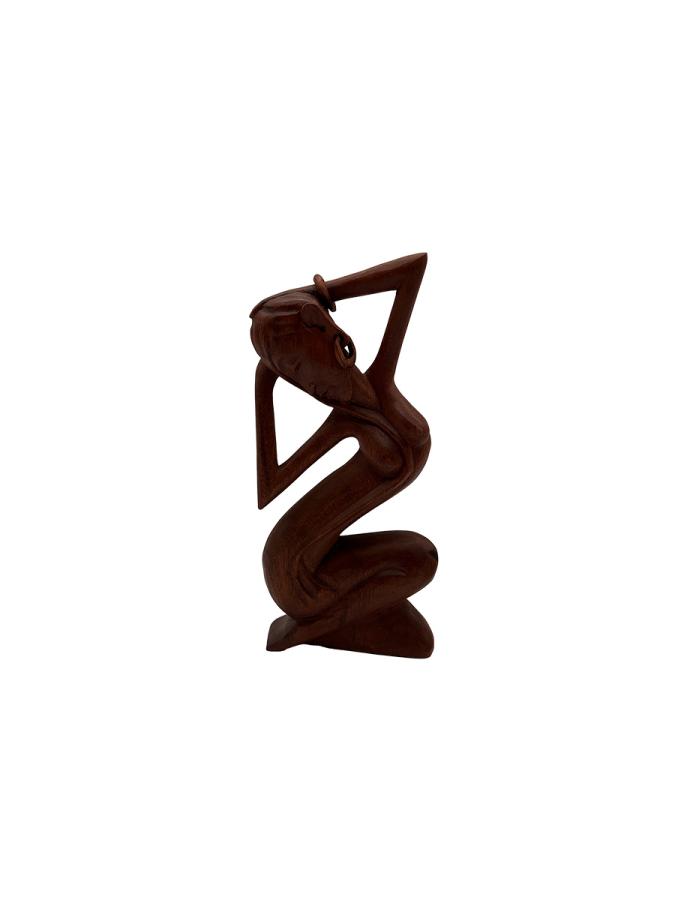 Handgeschnitzte Design Holzfigur Frau M