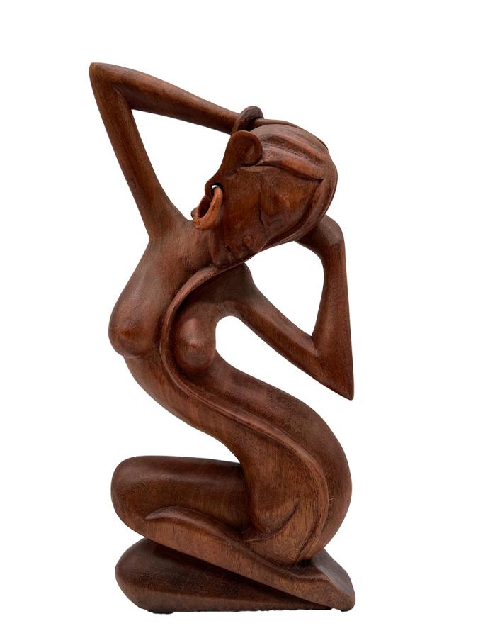Handgeschnitzte Holzfigur Frau M