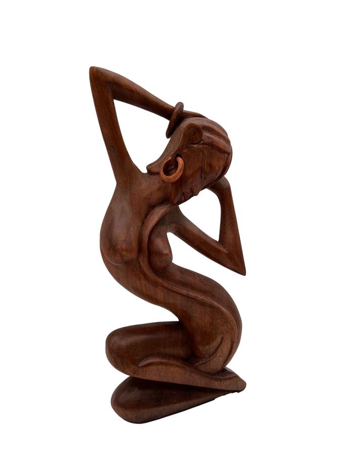 Handgeschnitzte Holzfigur Frau M