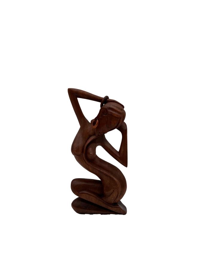 Handgeschnitzte Holzfigur Frau M
