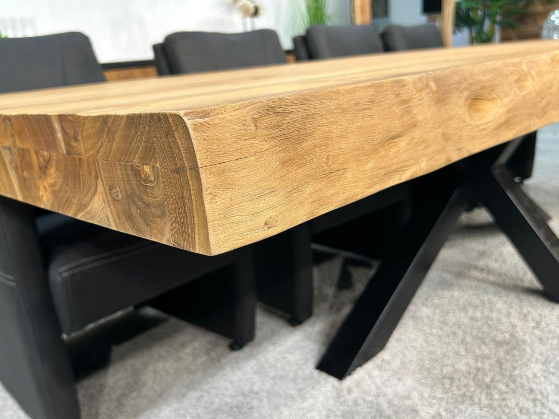 Esstisch mit Baumkante Atlanta 300 cm