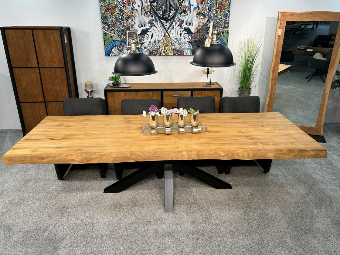 Esstisch mit Baumkante Atlanta 300 cm