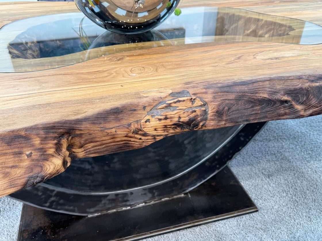 Esstisch aus Massivholz Fusion 250 cm