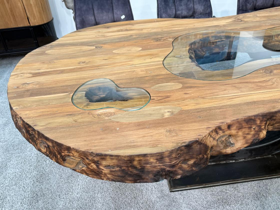 Esstisch aus Massivholz Fusion 250 cm