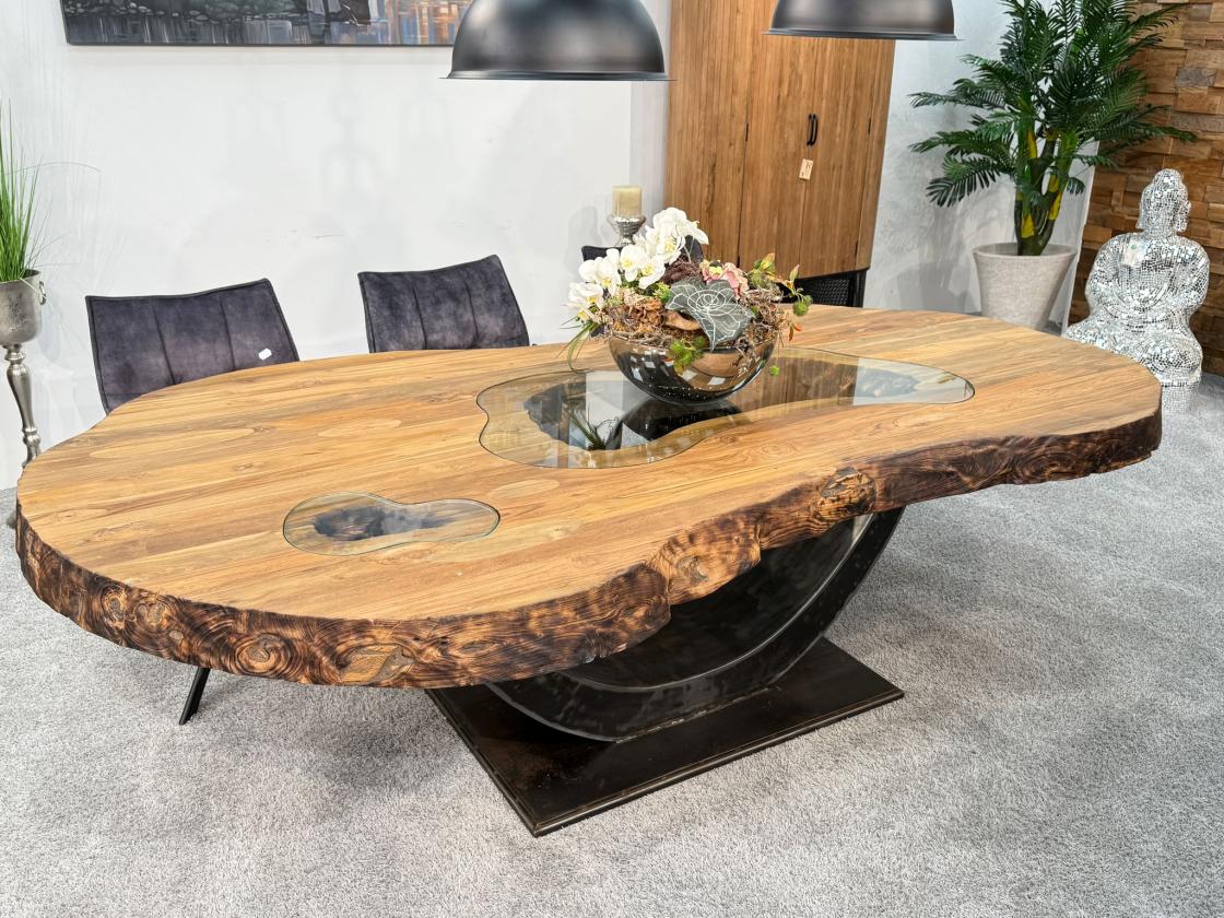 Esstisch aus Massivholz Fusion 250 cm