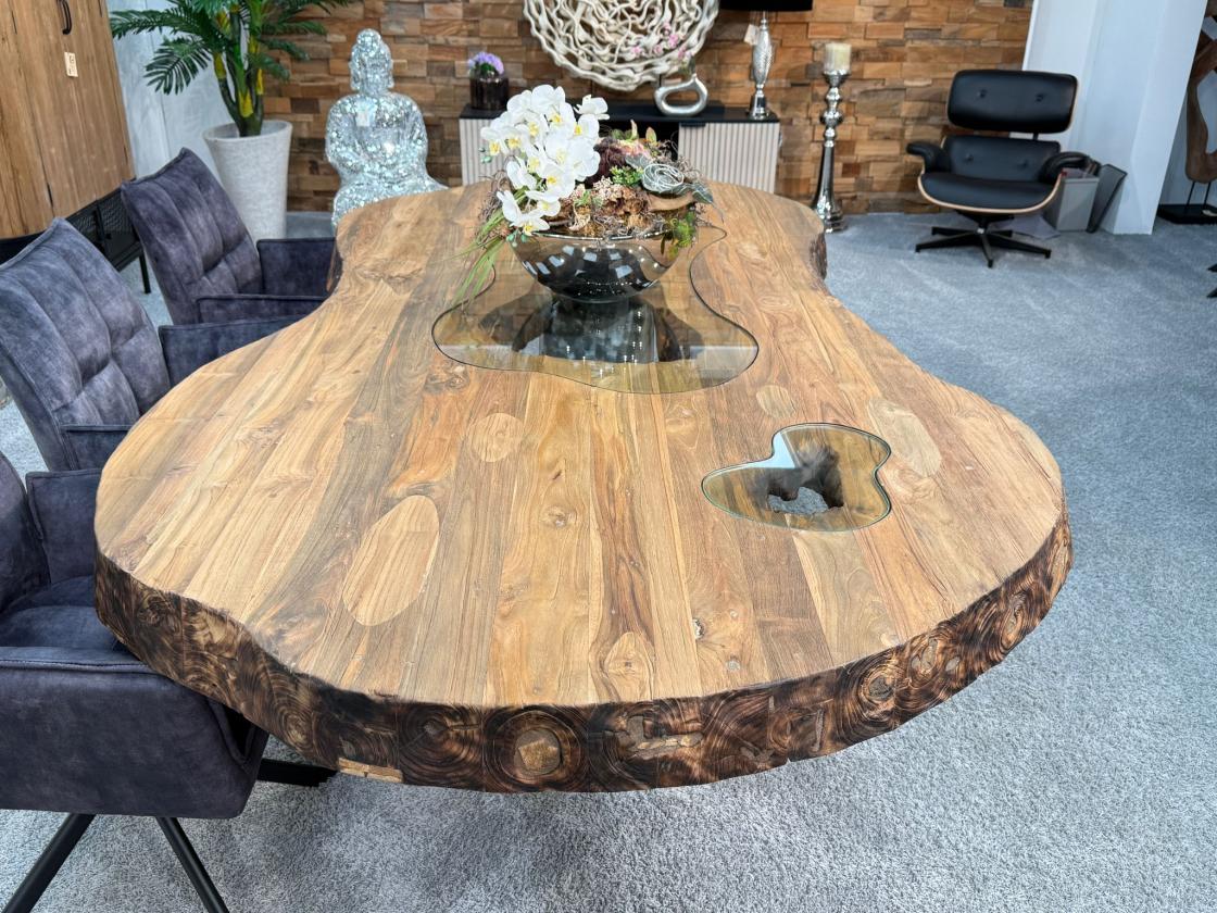 Esstisch aus Massivholz Fusion 250 cm