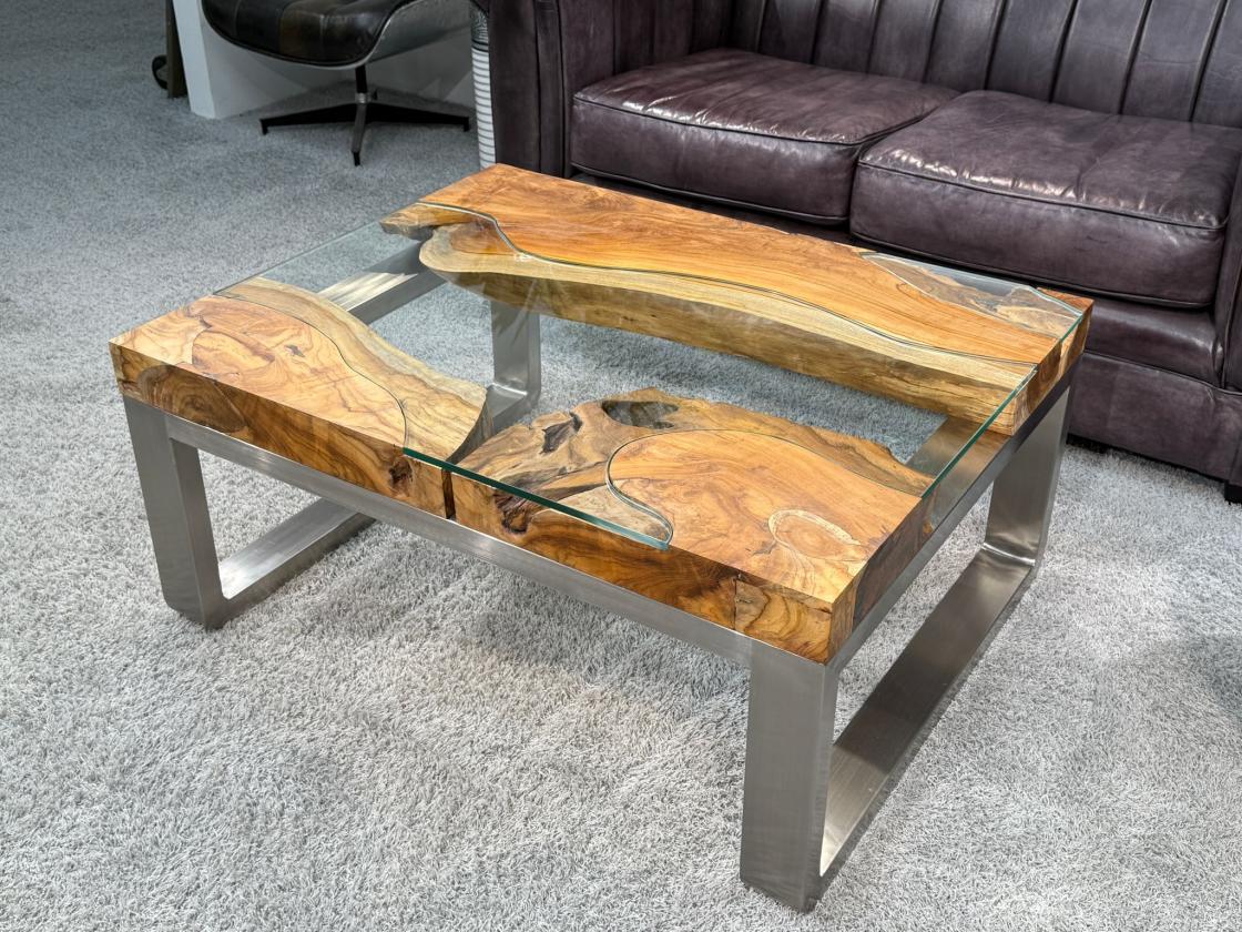 Couchtisch aus Holz Natural Landscape 100cm