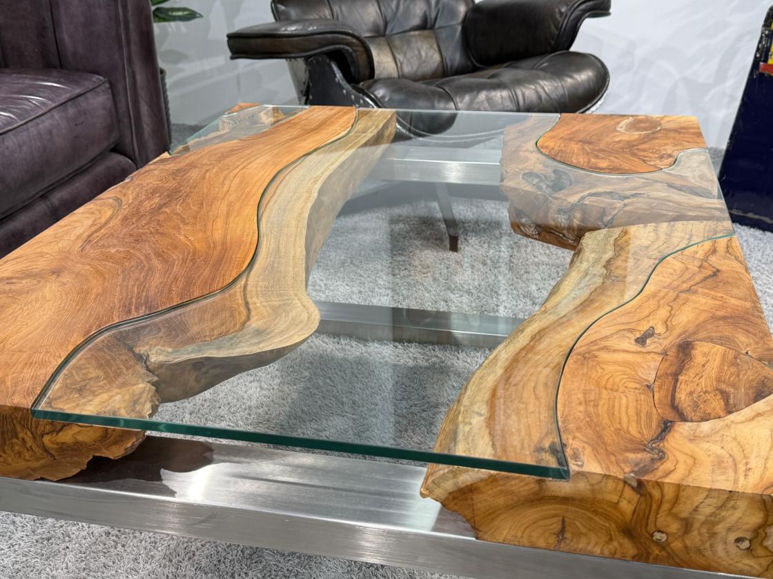 Couchtisch aus Holz Natural Landscape 100cm