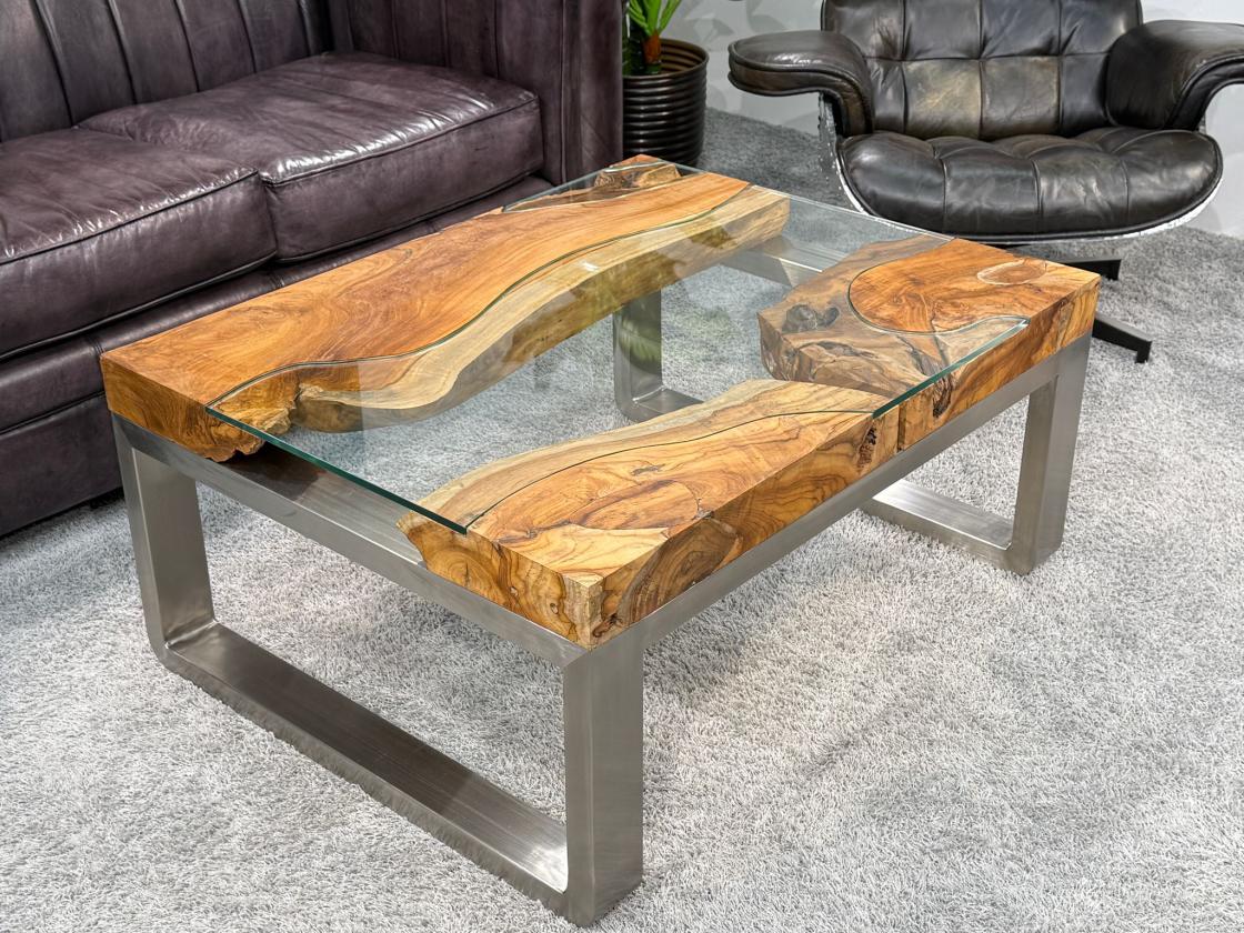 Couchtisch aus Holz Natural Landscape 100cm