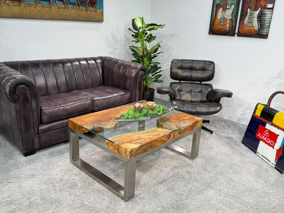 Couchtisch aus Holz Natural Landscape 100cm